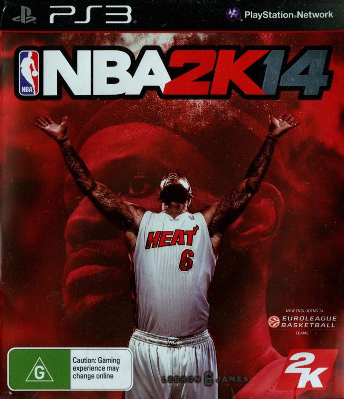 NBA 2K14 box art for Playstation 4